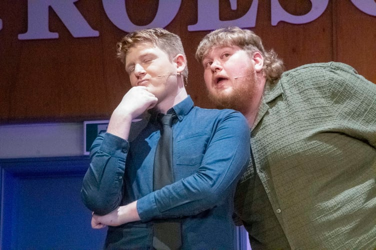 Matthew Monk and Rhys Probert with Take Me or Leave Me from Rent.