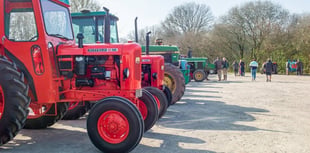 Vintage tractor run for farmers' charity