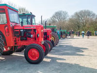 Vintage tractor run for farmers' charity