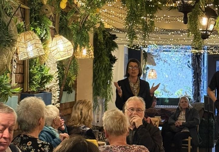 Enjoying the hospitality of the Creates team