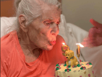 Audrey's 91st birthday at Gibraltar Nursing Home 