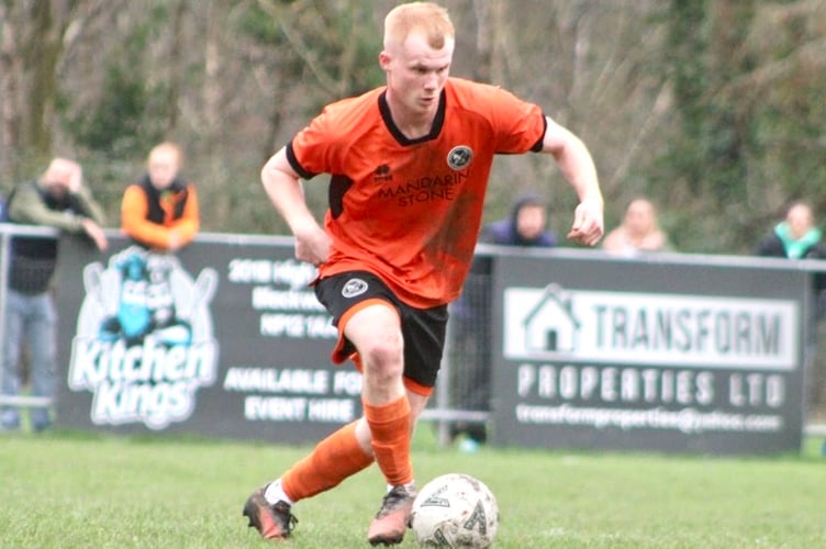 Jacob Perrella scored for Monmouth Town