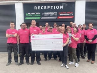 St David's get fundraising cheque