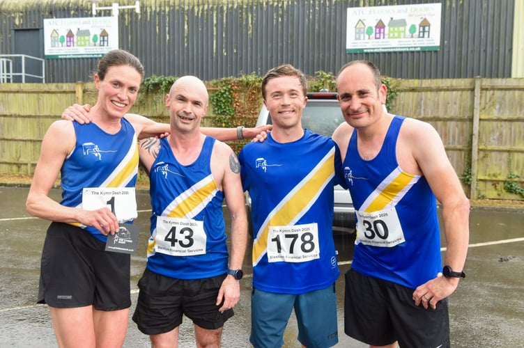 Spirit runners, including third fastest woman Katie Adams, enjoyed taking on their Kymin Dash 