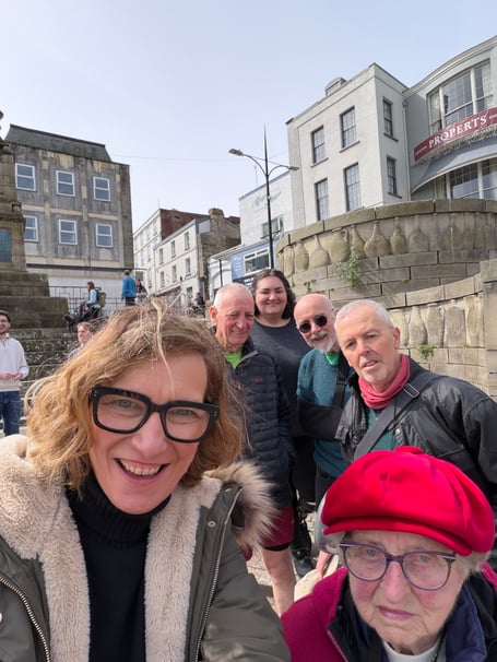 Catherine Fookes MP with Campaingers and Councillors in Chepstow