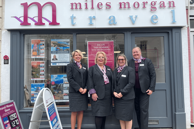 Staff from Miles Morgan Travel Agents in Monmouth 