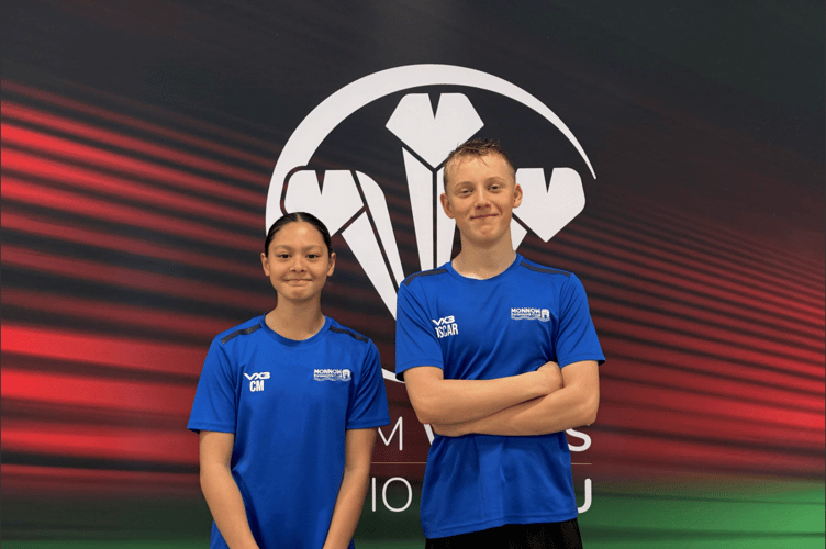 Students from Haberdashers' Monmouth School at Welsh Swimming Championships