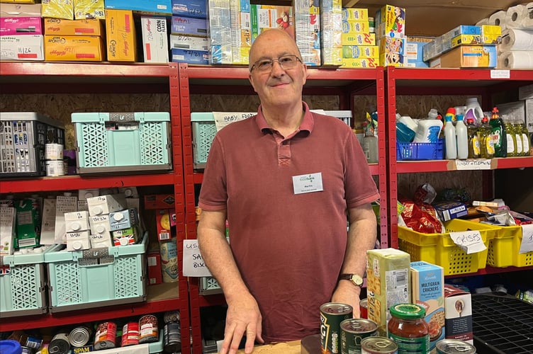 Martin Howlett, Manager at Monmouth Food Bank 