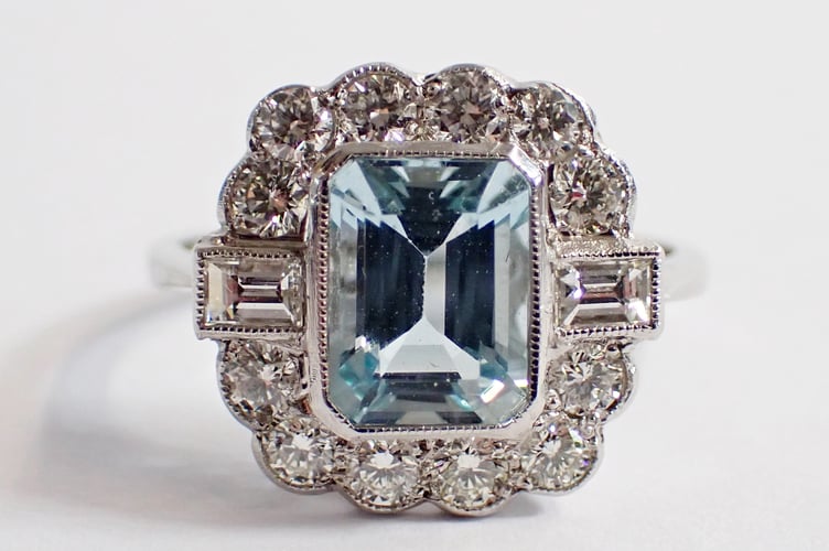 Aquamarine Ring