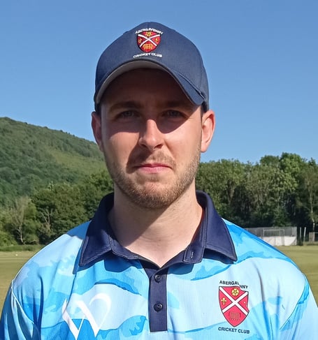 Ryan Avery scored 68 for Abergavenny. Photo: Abergavenny CC. Photo: Abergavenny CC