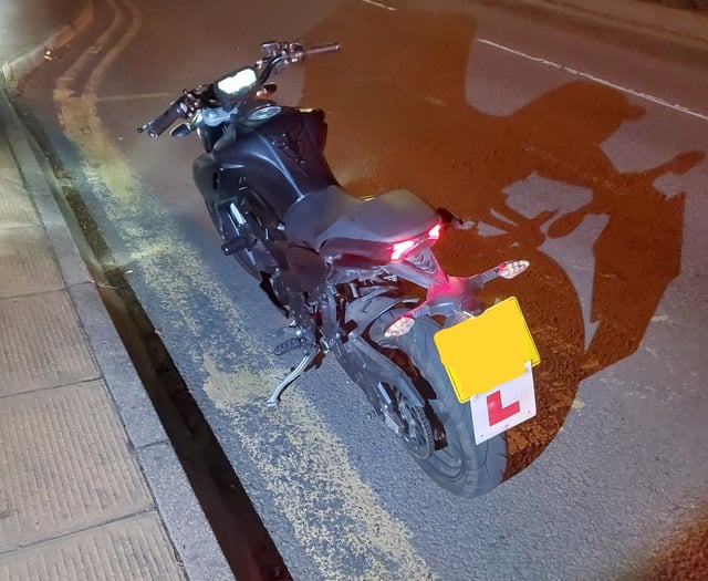 Motorcyclist charged on suspicion of drink-driving and no insurance