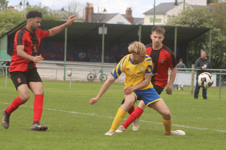 Action from Monmouth 2nds 3-2 win