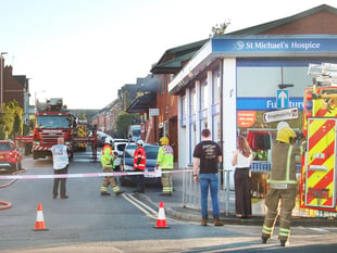 Fire hits centre of Wye Valley town