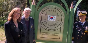 Forest memorial unveiled to servicemen who fought in Korea