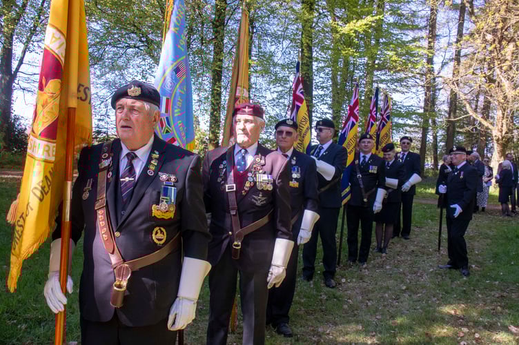 Stanards of regimental and service associations