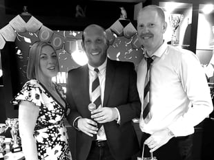 Football awards see couple receive recognition 