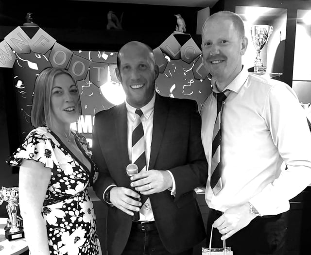 Football awards see couple receive recognition 