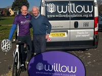 Richard, 61, cycling coastline for charity that helped Chepstow's Noah