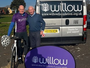 Richard, 61, cycling coastline for charity that helped Chepstow's Noah
