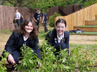 Haberdashers' Monmouth pupils plant trees for Earth Day 
