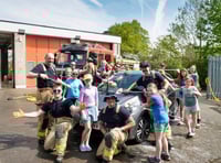 Fire crews keep it clean