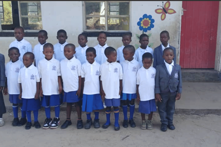 Uniform received in Zimbabwe 