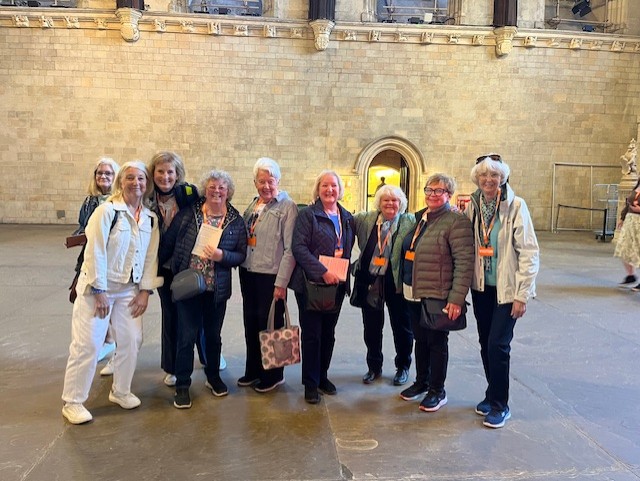 Some of the members visiting the Houses of Parliament, Westminster.