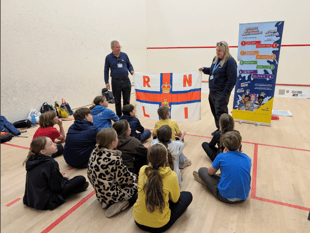Monmouthshire students learn vital water safety skills at RNLI event