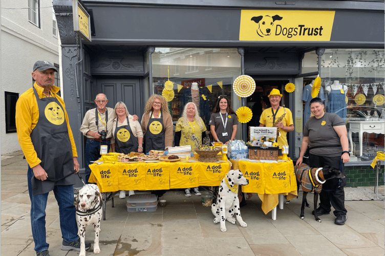 Dogs Trust Monmouth celebrates being on the high street for eight years