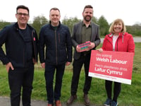 Andy Burnham meets candidates in Blaenavon