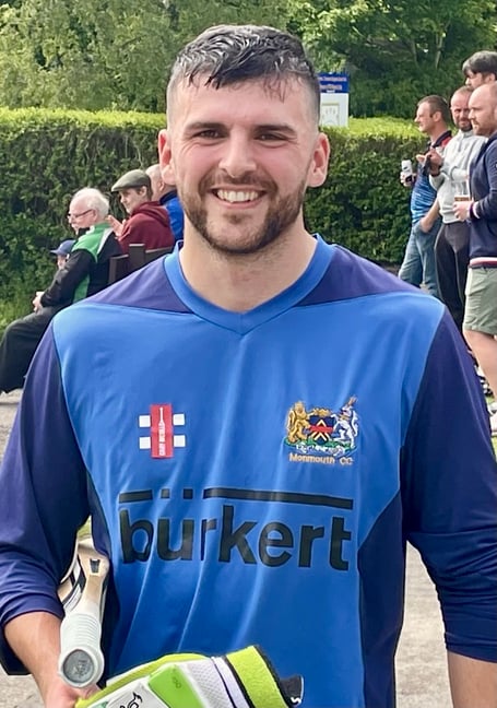 Ben Lander was on song for Monmouth CC