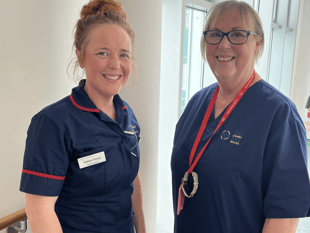 Helen inspires daughter to take the same steps