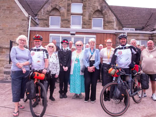Mike and Paul complete epic ride for Brody's Trust