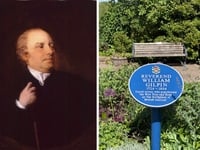 Wye Tour founder William Gilpin honoured with blue plaque