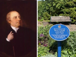 Wye Tour founder William Gilpin honoured with blue plaque