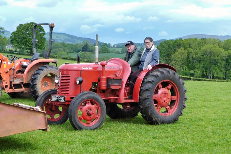 Reg on his vintage David Brown