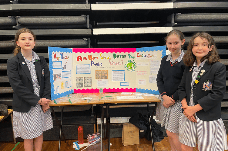 This group explored whether home spaces are dirtier than public spaces