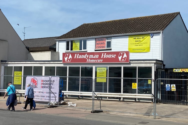 Work is still ongoing to reopen Handyman House