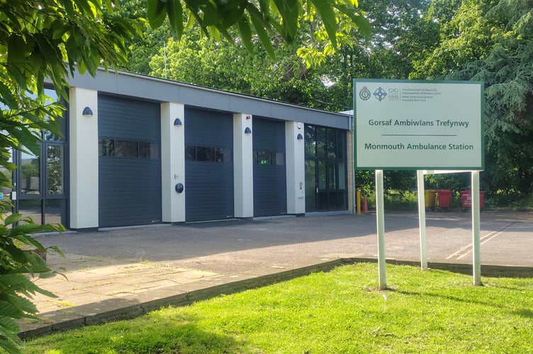Monmouth's newly refurbished ambulance station