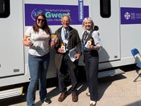Skin cancer awareness team at Park Run event