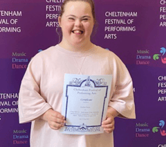 Monmouth school student shines at Cheltenham Arts Festival
