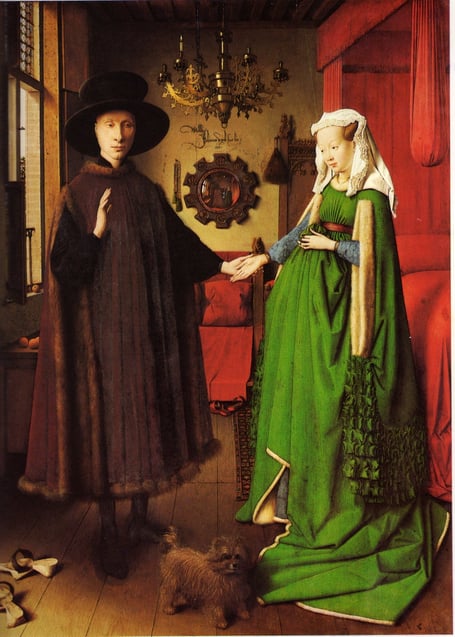 The Arnolfini Portrait by Jan van Eyck 1434 (National Gallery, London)
