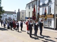 Proclamation for civic parade from ye olde Monnow Bridge