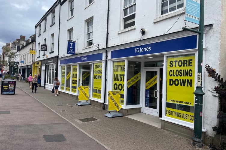 TG Jones in Monmouth