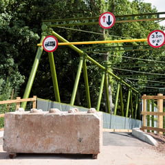 Inglis Bridge reopens to pedestrians