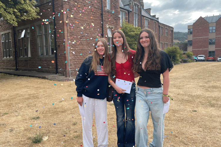 Smiles all around at Haberdashers' Monmouth Schools' GCSE Results Day