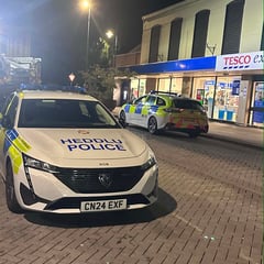 Police respond to town centre rooftop incident