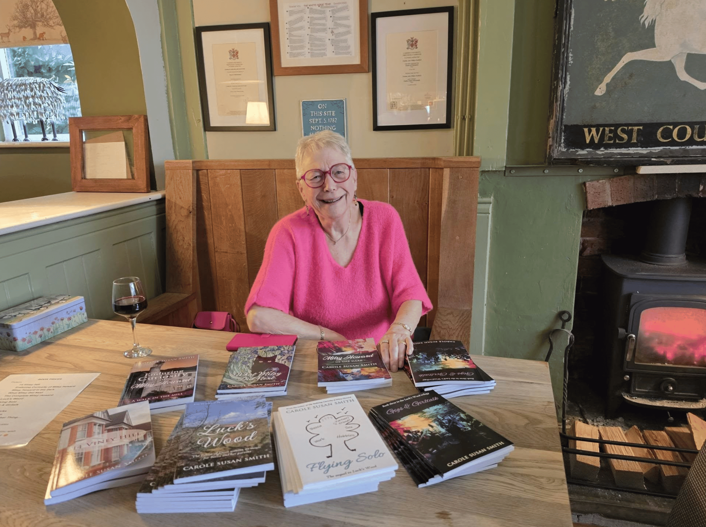Wye Valley based novelist celebrates launch of eleventh book ...
