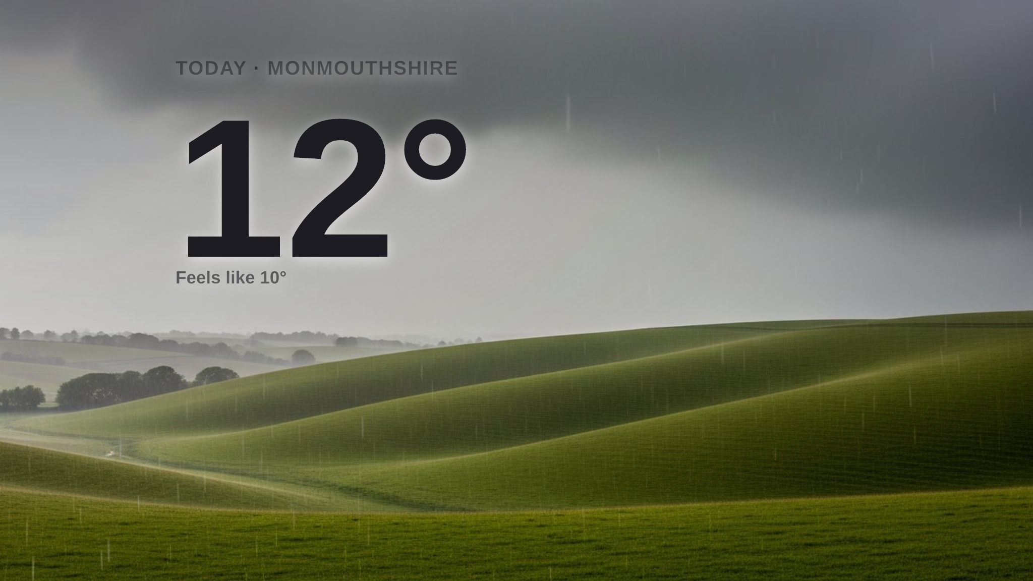 Heavy rain on the way for Monmouthshire - here's your Friday forecast