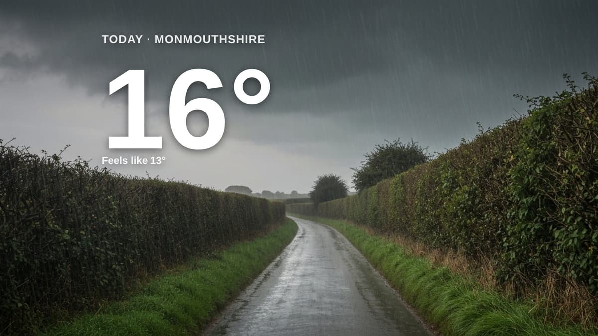 Heavy rain on the way for Monmouthshire - here's your Saturday forecast ...